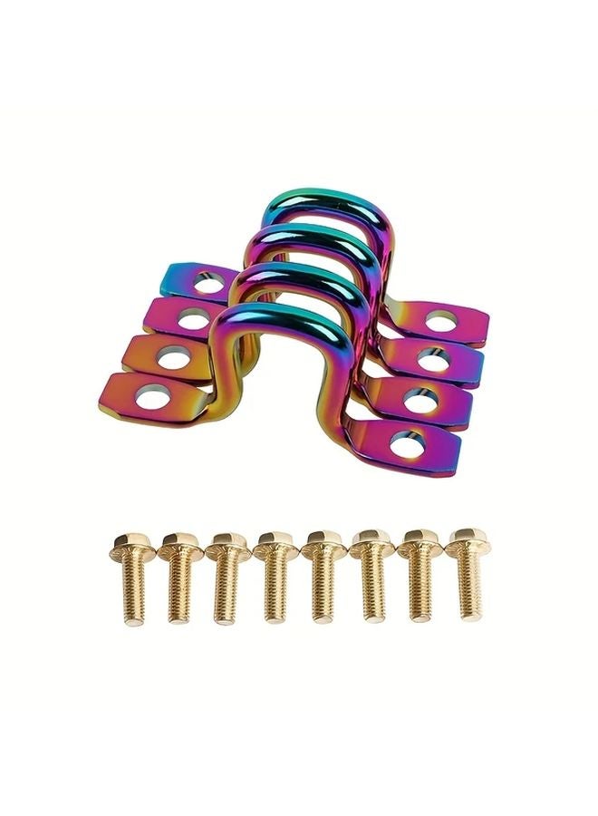 4 Hooks 8 Screws Trunk Rack Universal Waterproof Rustproof Car Rear Storage Organizer - Image 1