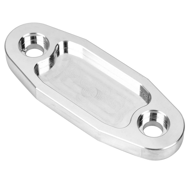 Fuel Pump Block Off Plate: CNC Aluminum Silver Finish - Easy Installation, Stable Performance for Ford 351C 351M 400M Engines - Image 4