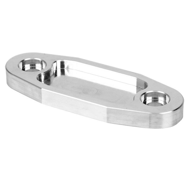 Fuel Pump Block Off Plate: CNC Aluminum Silver Finish - Easy Installation, Stable Performance for Ford 351C 351M 400M Engines - Image 3