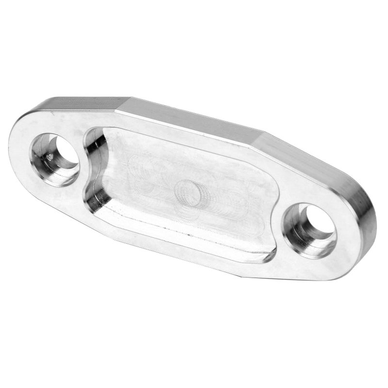 Fuel Pump Block Off Plate: CNC Aluminum Silver Finish - Easy Installation, Stable Performance for Ford 351C 351M 400M Engines - Image 2