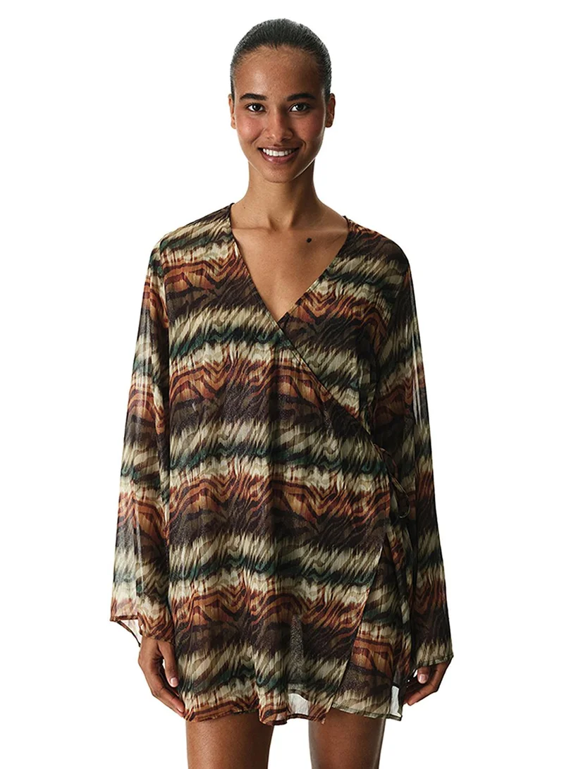 بنتي Penti Women's Quick-Dry Beach Destini Kimono - Mix