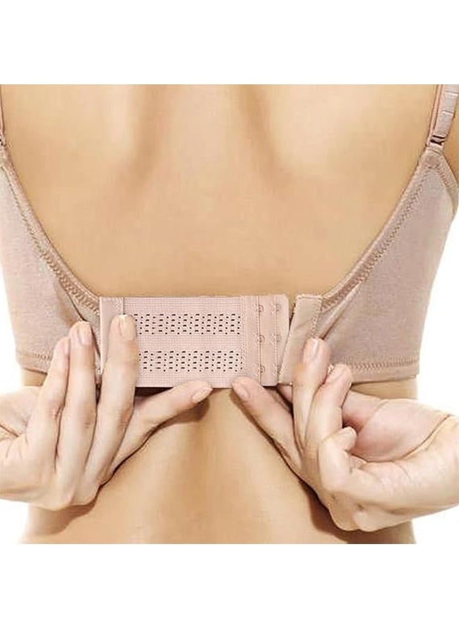 HY 12 Pack Flexible Bra Extender Strap 2/3/4 Hooks Adjustable Bra Strap 4 Assorted Colors - Image 5