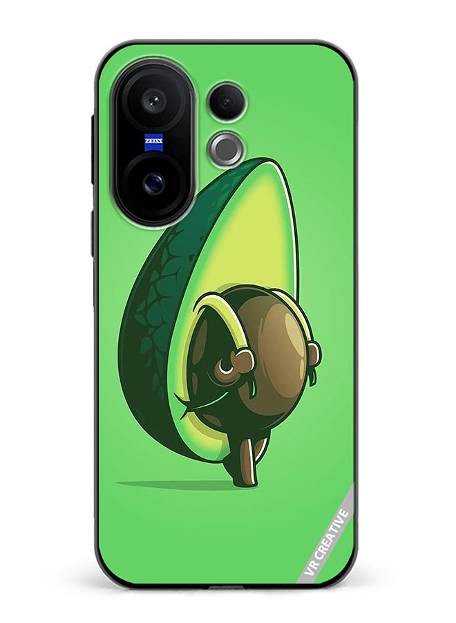 Protective Case Cover For Vivo X200 FE Avocado Design Multicolour