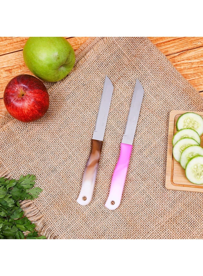 Bisbell Bisbell Stainless Steel Fruit Knives Set,Knife,12 Pieces, Multi-Colour Handles,BB3772  - Image 5