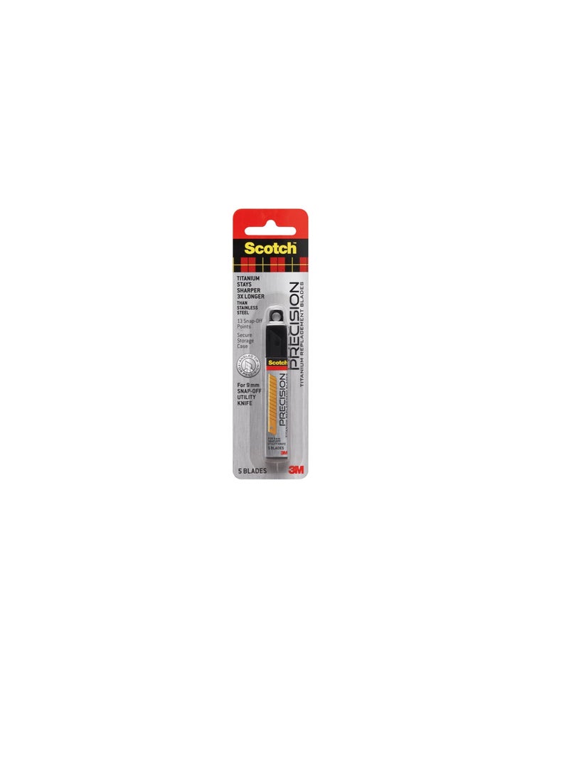 Scotch  3M Scotch Utility Knife Refill Blades Small 5pack - Image 2