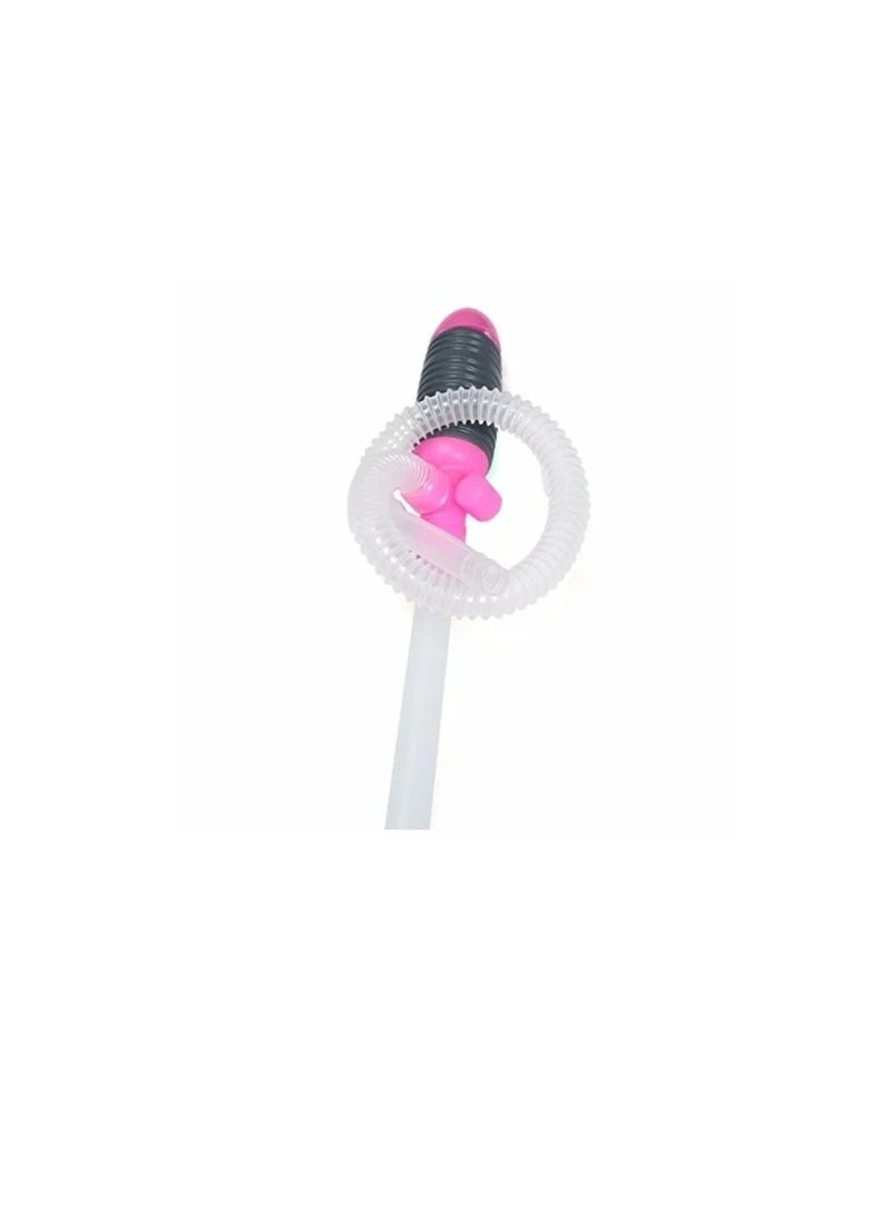 Plastic Hand Pump for Transferring Liquids - 26cm Heavy Duty Hand Pump with Comfortable Handle for Smooth and Efficient Liquid Transfer - Multi-Use for Transferring Water, Fuel, Oil, and Automotive Fluids - Image 1