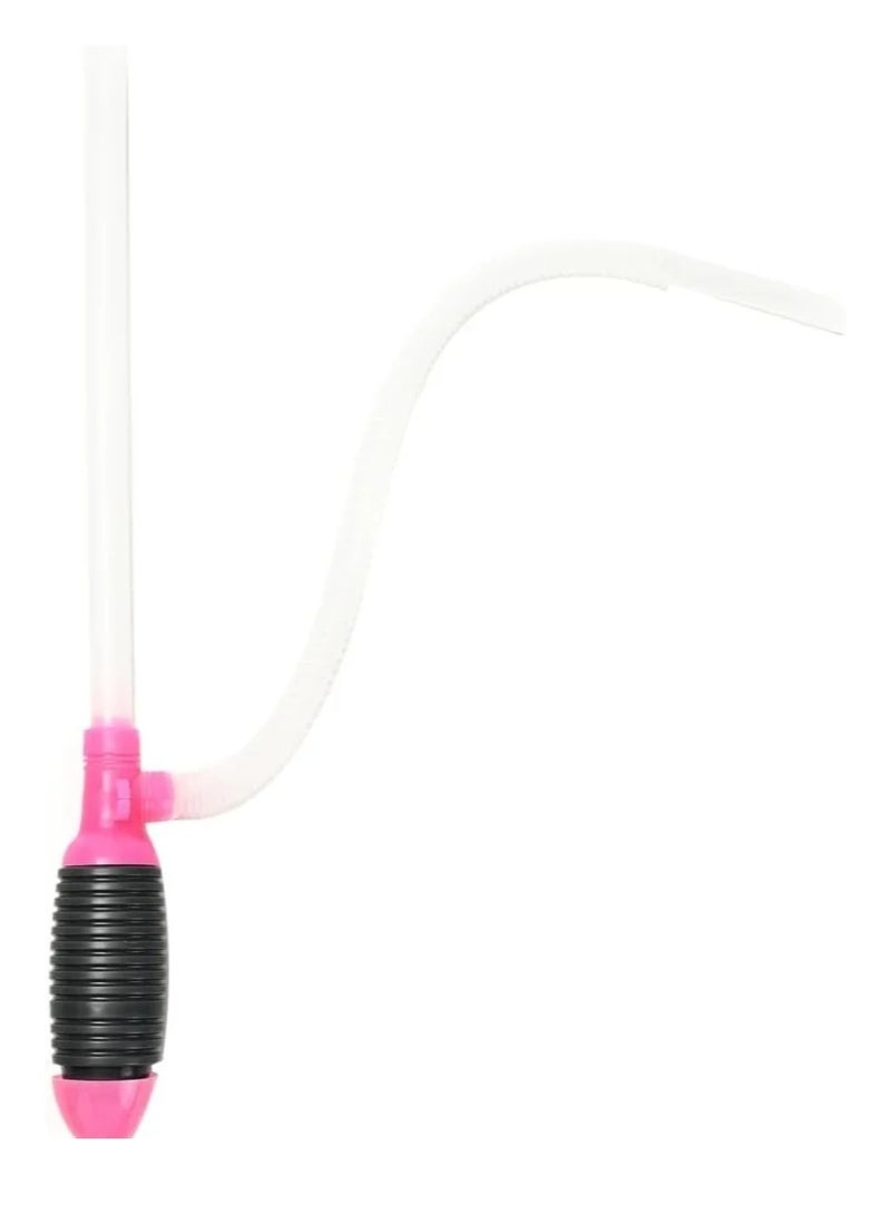 Plastic Hand Pump for Transferring Liquids - 26cm Heavy Duty Hand Pump with Comfortable Handle for Smooth and Efficient Liquid Transfer - Multi-Use for Transferring Water, Fuel, Oil, and Automotive Fluids - Image 2