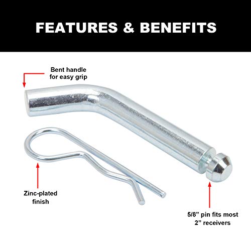 Road Dawg Trailer Hitch Pin and Clip 5/8" Diameter Hitch Pins Fit for 2" Receiver,ATRLY2101D - Image 4