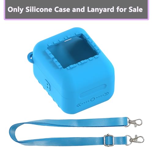 RAWECUD Silicone Case for Bitzee Original Interactive Toy Digital Pet with 15 Animals, Protective Skin Cover for Bitzee Original Virtual Electronic Digital Pet Accessories (Blue Case) - Image 2