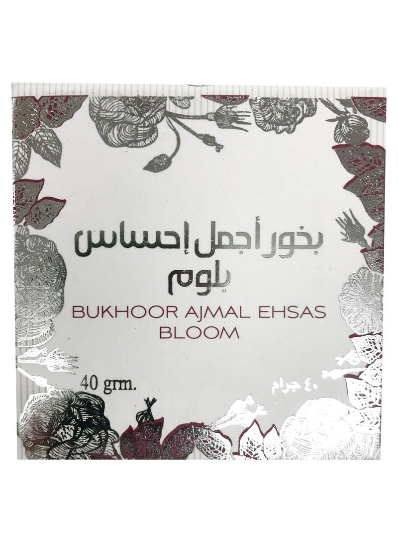 Bukhoor Ajmal Ehsas Bloom,40G,Packaging May Vary