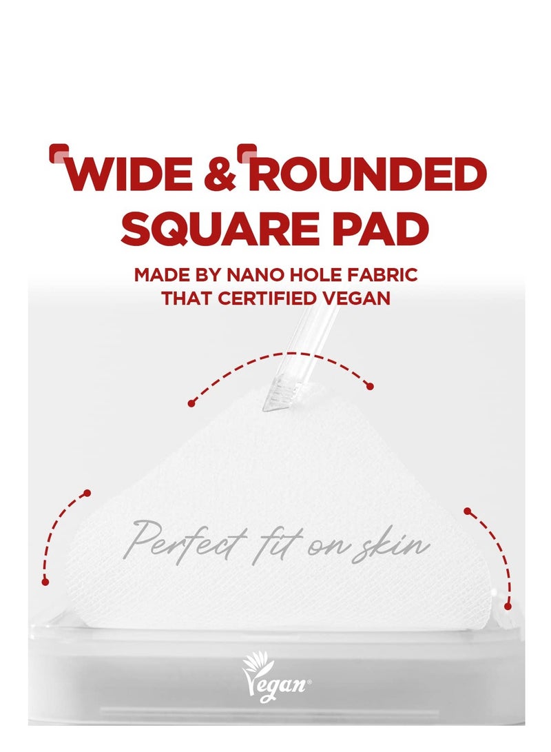 ميدي هيل MEDIHEAL ضمادة تقشير بالإنزيمات النباتية - ضمادات شاش نباتية لشد مسام الوجه مع LHA وإنزيم البابايا للتحكم في الدهون - ضمادات تقشير لخلايا الجلد الميتة، 90 ضمادة - Image 4