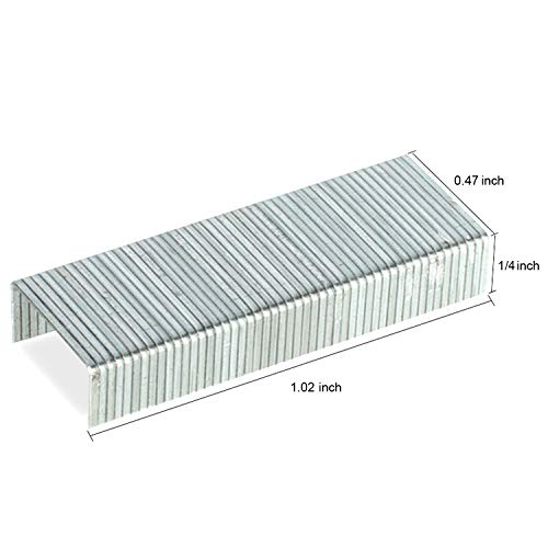 Leven Deli 10,000 Staples, Fits Deli 25, 40 and 60 Sheet Capacity Staplers, Standard 1/4 Inch Length, 24/6, Jam Free Sharp Chisel Point Design, 10 Boxes of 1,000 Staples, Fits Standard Staplers(0012N) - Image 3