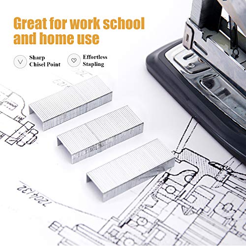 Leven Deli 10,000 Staples, Fits Deli 25, 40 and 60 Sheet Capacity Staplers, Standard 1/4 Inch Length, 24/6, Jam Free Sharp Chisel Point Design, 10 Boxes of 1,000 Staples, Fits Standard Staplers(0012N) - Image 5