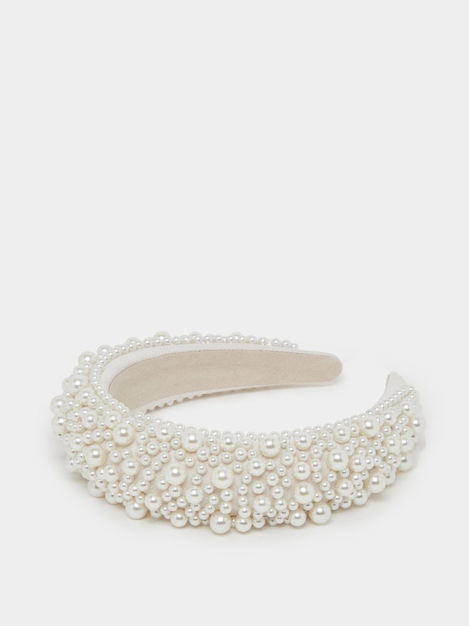 Styli Styli Faux Pearl Embellished Headband  - Image 1