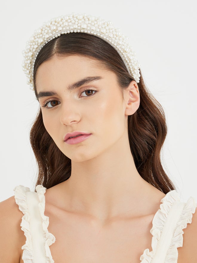 Styli Styli Faux Pearl Embellished Headband  - Image 2