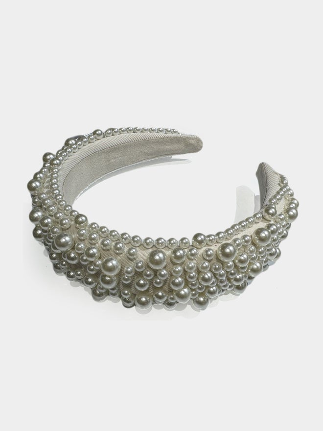 Styli Styli Faux Pearl Embellished Headband  - Image 5