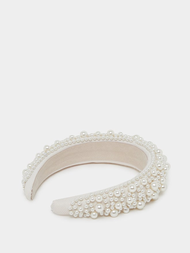 Styli Styli Faux Pearl Embellished Headband  - Image 3