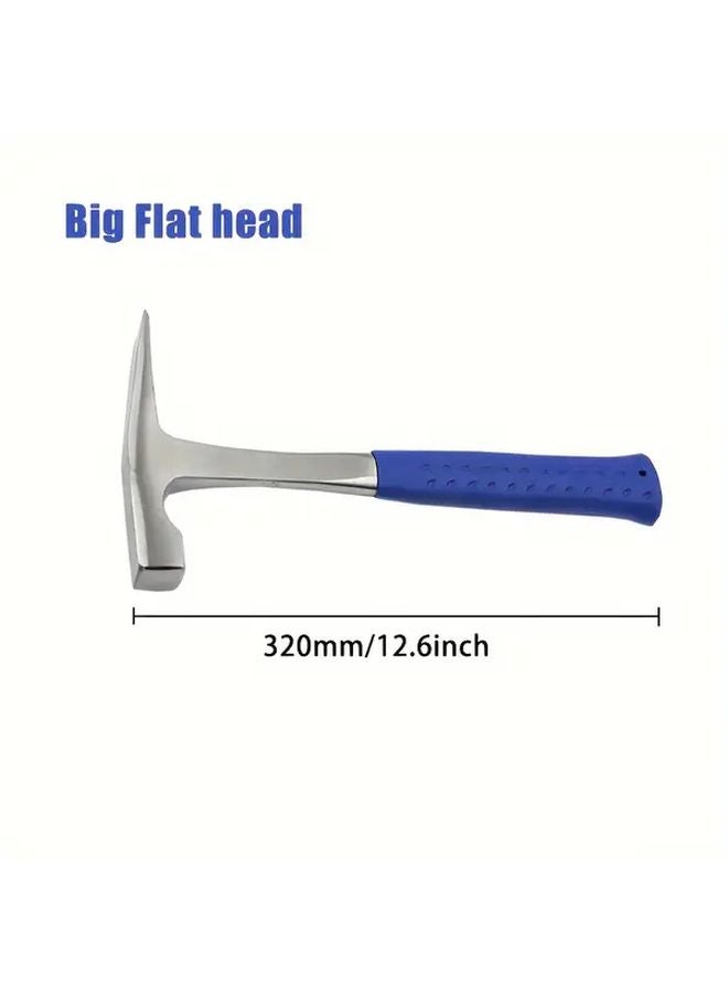 Small Rock Pick Hammer With Non Slip Handle Durable Steel Head For Geology Mining - Image 3