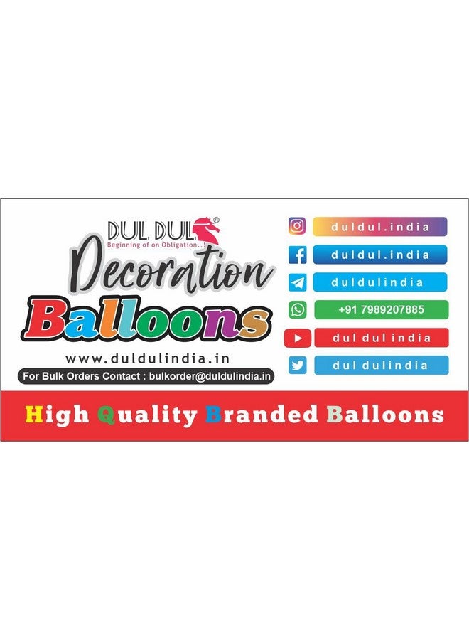 DUL DUL WHITE & GOLDEN Color latex balloons for birthday decoration 25Pcs -metallic balloons pack of 13 White & 12 Golden Color Balloons for birthday decoration,Festival Celebrati(WHITE & GOLDEN, 25) - Image 2