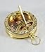 NAUTICAL COLLECTION Nautical Collection Decorative Brass Sundial Compass in Shiny Finish I Antique Nautical Vintage Compass  - Image 2