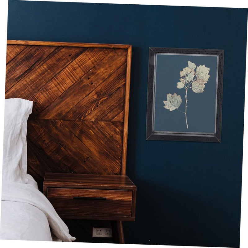 Unomor DIY إطار علبة ظل زجاجي أسود مزدوج الجوانب لعرض عينات الفراشات والزهور المجففة والنباتات - Image 4