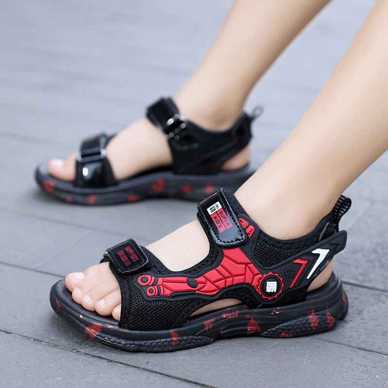 [Source Manufacturer] Children'S Medium-Soft Sole Big Kids' Shoes, Beach Boys' Summer Waterproof Sandals, Non-Slip And Wear-Resistant - Image 3