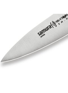 Samura Samura MO-V Paring Knife | 3.5 Inch Blade | G-10 Handle with Stainless Steel Bolster | Single-Layer Molybdenum-Vanadium Steel | Precision Cutting | Corrosion Resistant  - Image 4