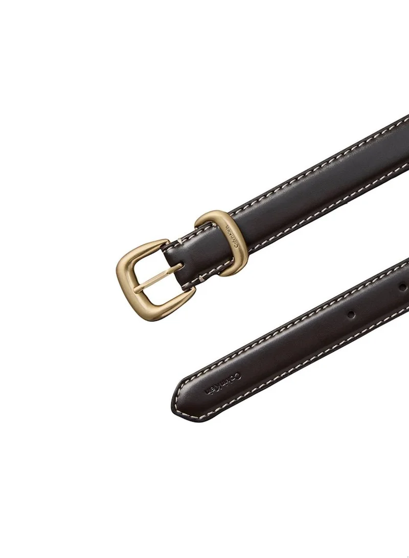 Calvin Klein Delicioso Leather Sculpted Hardware Belt for Women | Best Price UAE