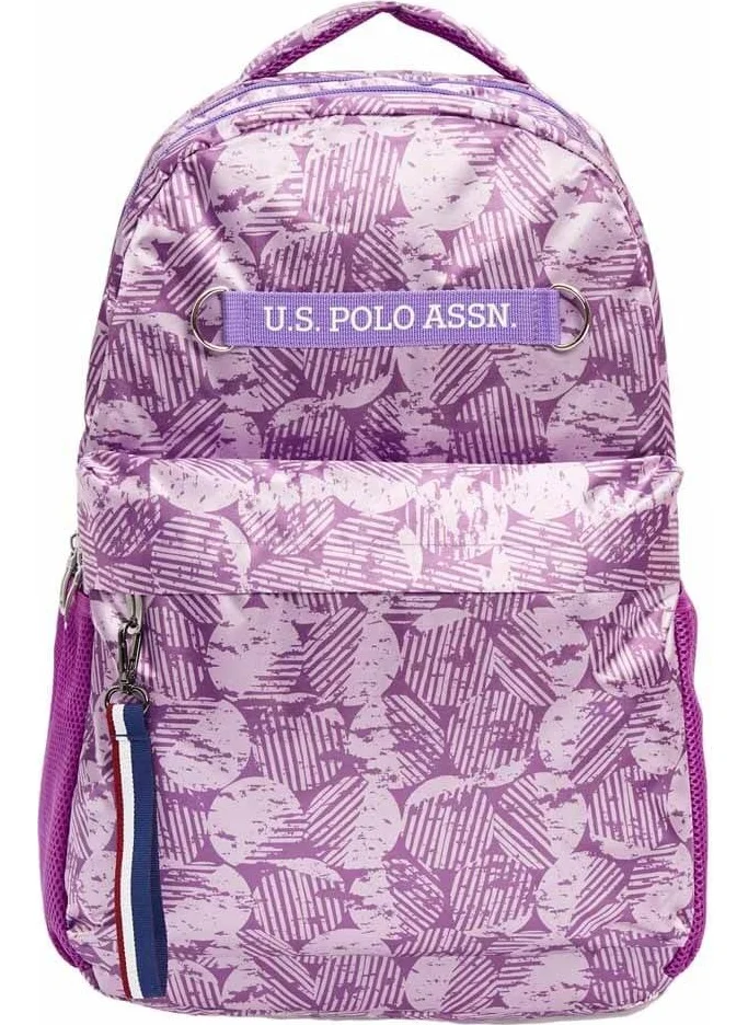 يو اس بولو اسن BASE. Polo Assn. Us Polo Assn Purple Patterned Backpack PLÇAN23158