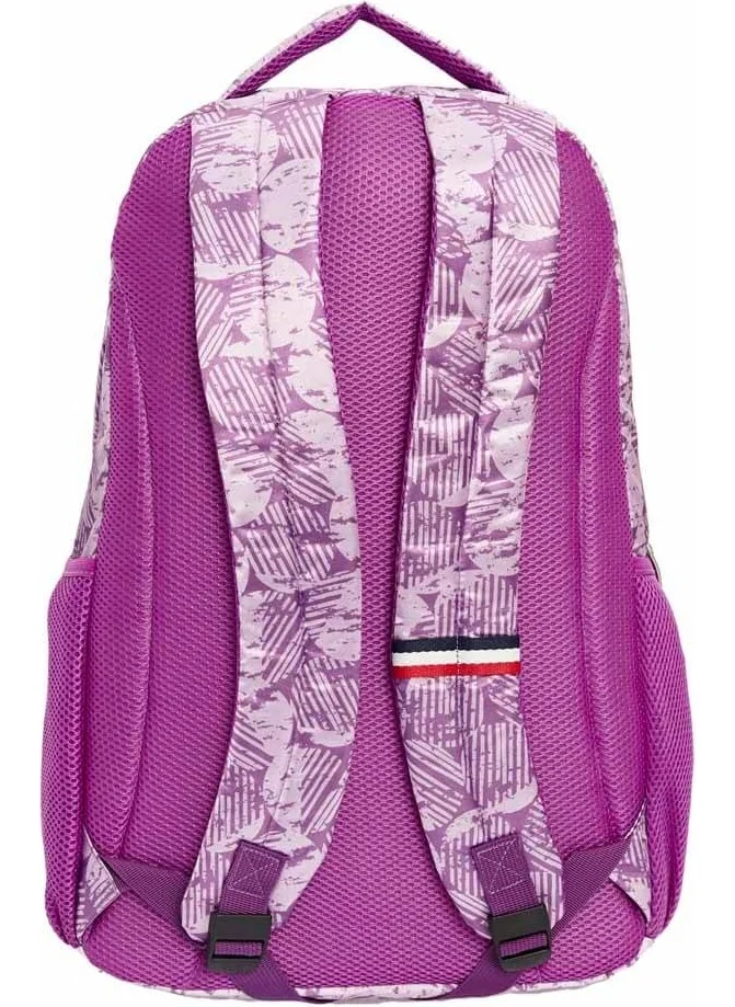 يو اس بولو اسن BASE. Polo Assn. Us Polo Assn Purple Patterned Backpack PLÇAN23158
