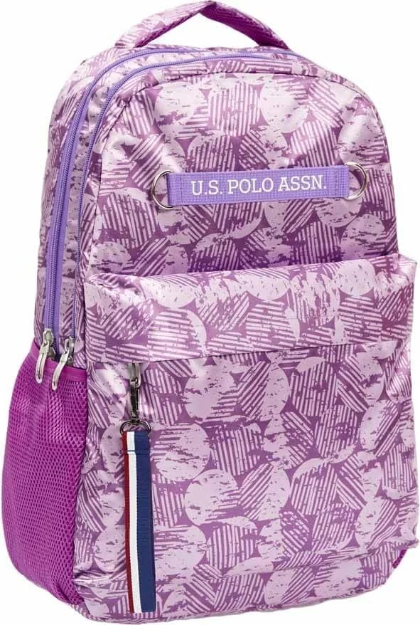 U.S. Polo Assn. BASE. Polo Assn. Us Polo Assn Purple Patterned Backpack PLÇAN23158