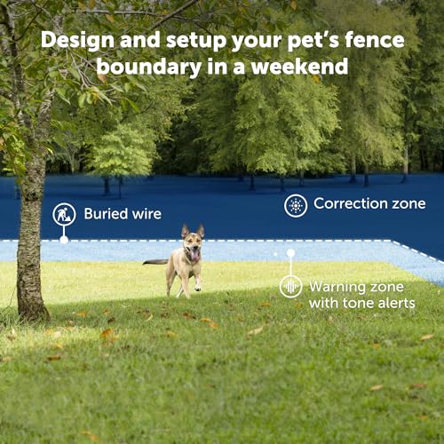 PetSafe 2-Dog Basic In-Ground Fence System - Easy Install Electric Pet Barrier with Visual Cue Boundary Flags, 2 Waterproof Collars & Indoor Transmitter - Long-Lasting Training System - Image 2