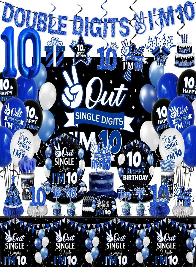 Bezkega 10th Birthday Decorations for Boys,10 Year Old Birthday Decorations - Image 1
