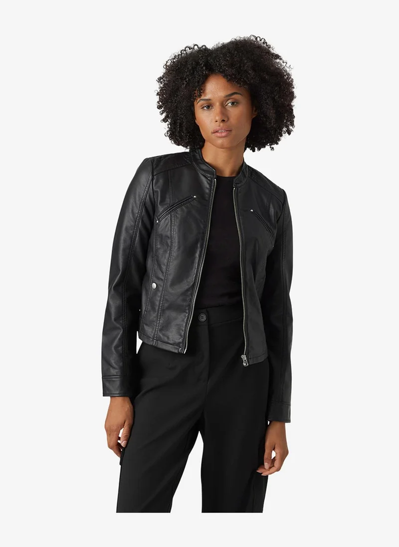 فيرو مودا Women's VMFAVODONA Short Coated Jacket Noos
