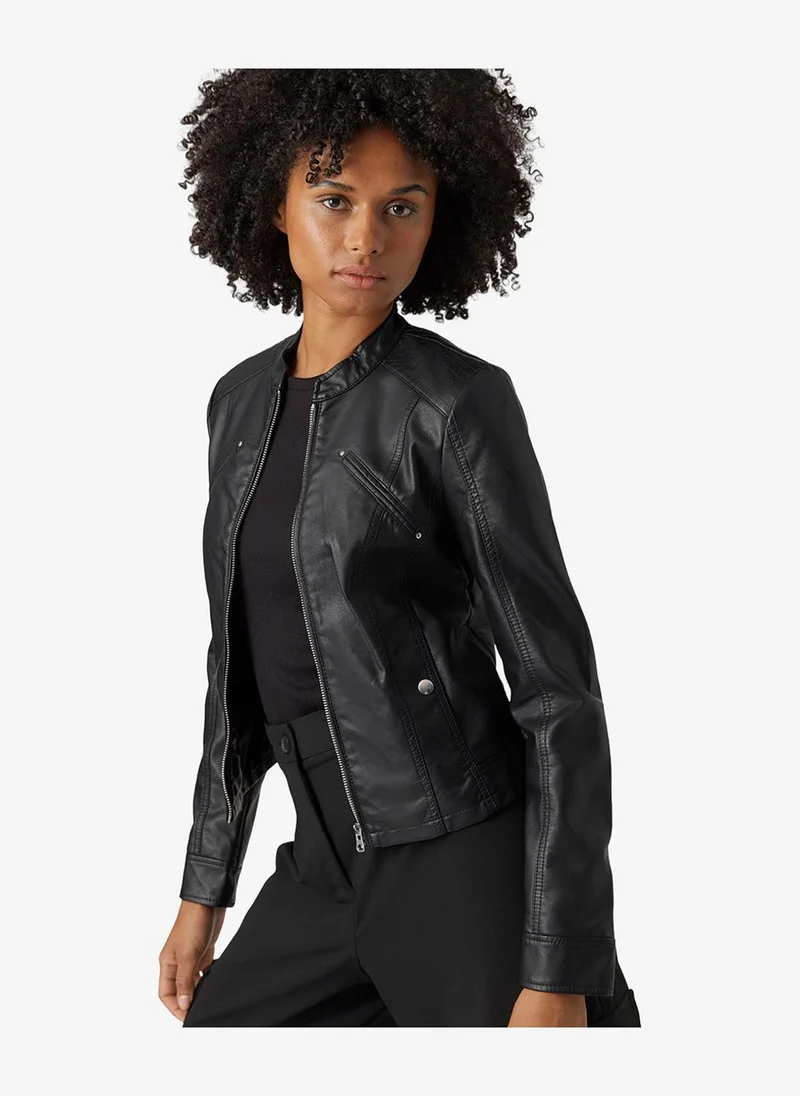 فيرو مودا Women's VMFAVODONA Short Coated Jacket Noos
