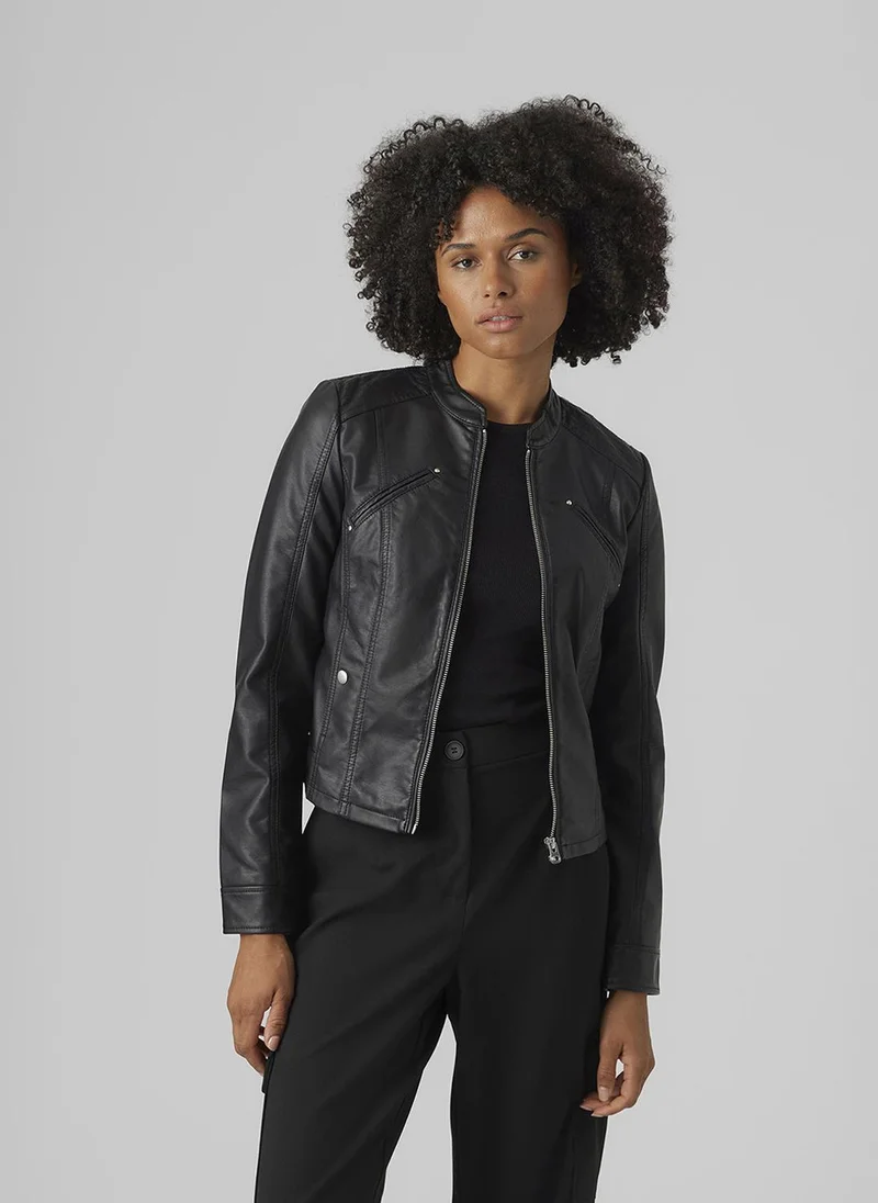 فيرو مودا Women's VMFAVODONA Short Coated Jacket Noos