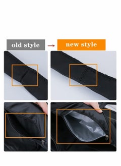 Generic Versatile Waterproof Gym Bag with Yoga Mat Strap, Large Sports Duffel for Travel, Training and Weekend Getaways, Includes Shoes Compartment, Stylish Black Design  - Image 4