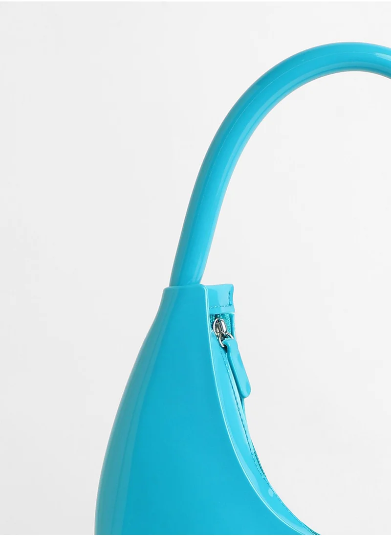 Haute Sauce The Lucida Hobo Bag - Ocean Blue