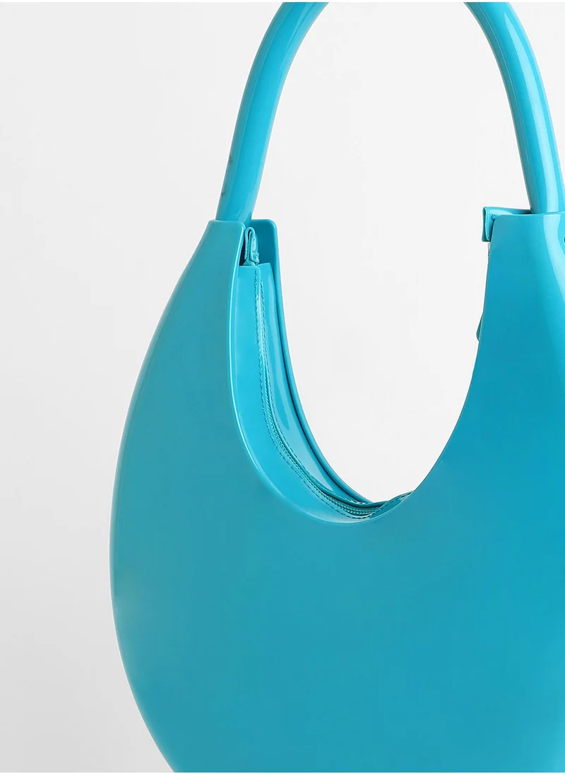 Haute Sauce The Lucida Hobo Bag - Ocean Blue