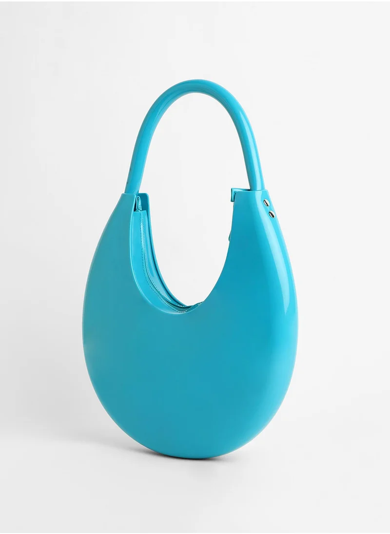 Haute Sauce The Lucida Hobo Bag - Ocean Blue