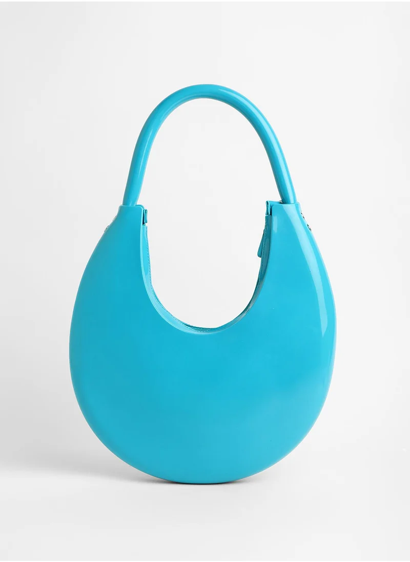 Haute Sauce The Lucida Hobo Bag - Ocean Blue