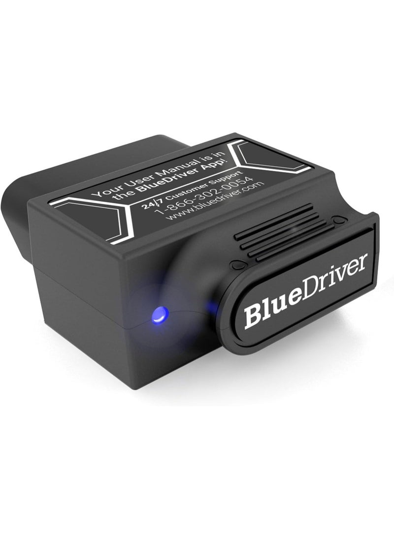 BlueDriver أداة فحص OBDII برو بلوتوث لهواتف آيفون وأندرويد - بدون رسوم اشتراك - ماسح سيارات OBD2 وقارئ رموز - تشخيص مشاكل المحرك، ABS، SRS، الوسائد الهوائية وأكثر من 7000 مشكلة في المركبات من 1996 وما بعدها - Image 1