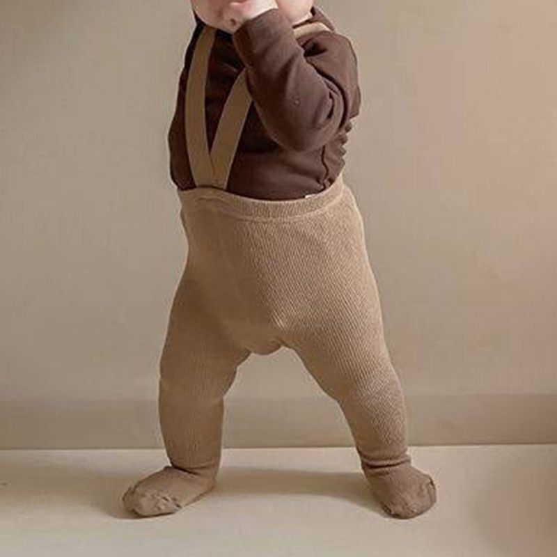 Kidsren'S Baby Carrier Pantyhose Weightlifting Pants Leggings High Waist High Elastic Pure Color Korean Belly Protection Foot Socks - Image 5