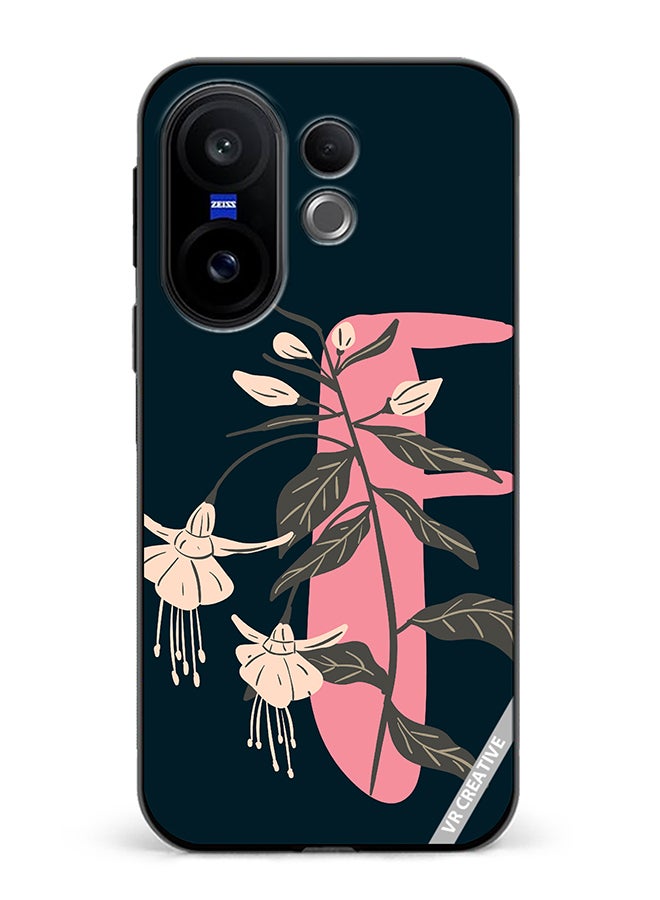 Protective Case Cover For Vivo X200 FE Alphabet F Design Multicolour