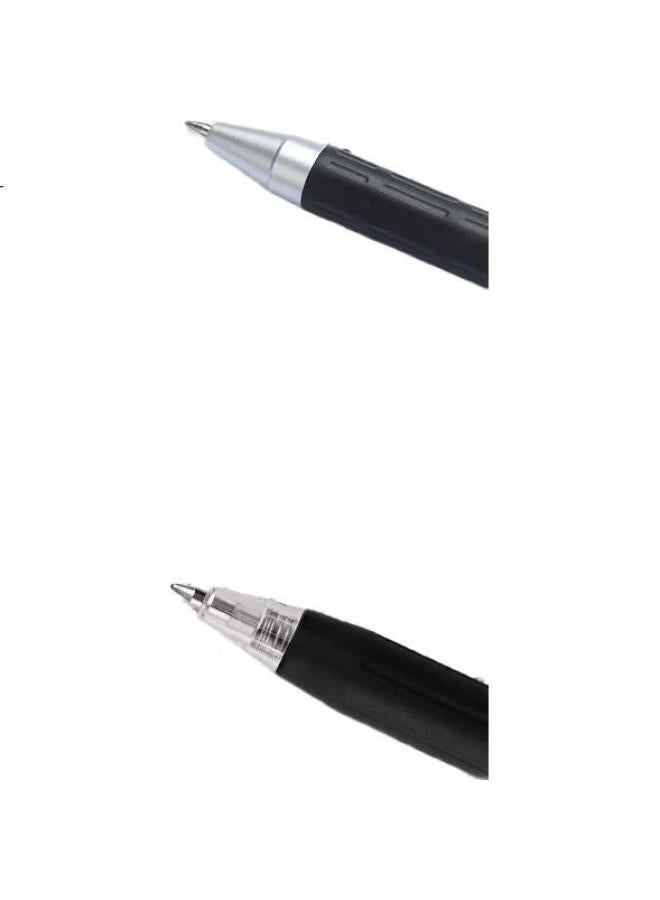 Snowhite Retractable Gel Pen 0.7Mm Quick-Drying Push-Button Bold Signature Pen For Students, Hard Pen Calligraphy Practice Pen Thick Red Pen For Teachers G-103.7 Red 12 Pack - Image 1