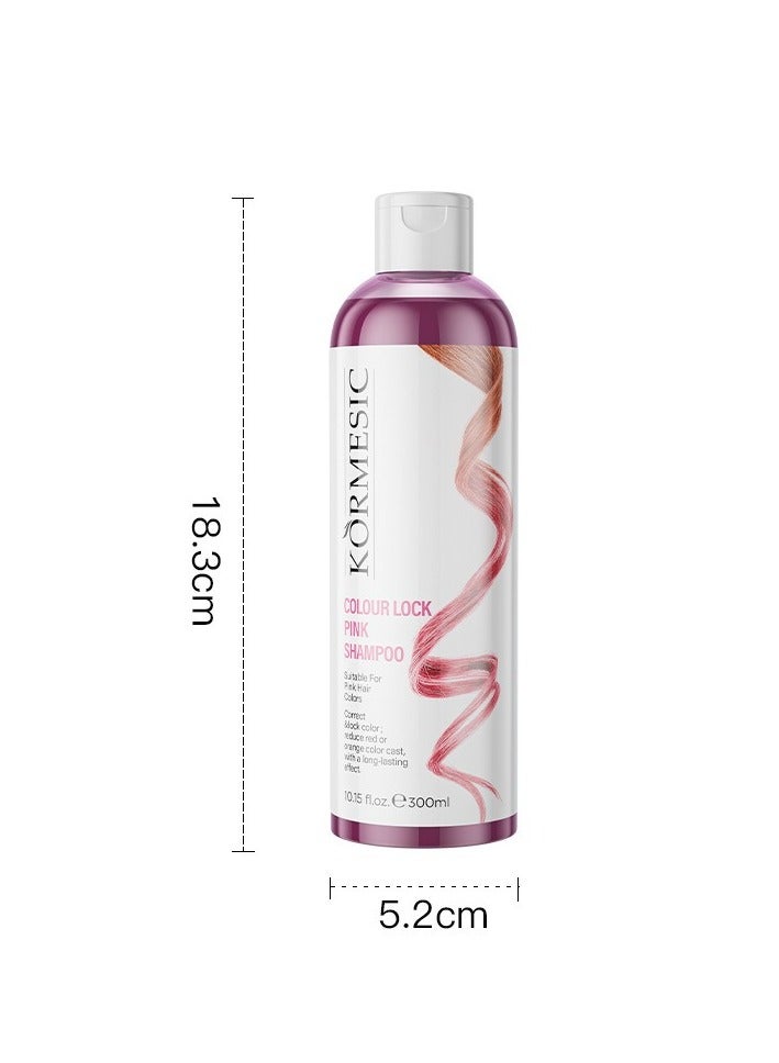 Kormesic Color Lock Pink Shampoo 300ml - Toning & Protecting - Image 2