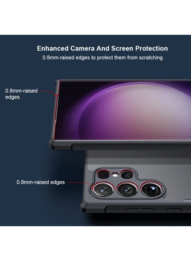 for Samsung Galaxy S25 Ultra Case, Ultra Thin Lightweight, Soft TPU Bumper, Acrylic Clear Back Cover Samsung Galaxy S25 Ultra - Image 2