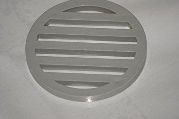 Plastic Drain Cover 5 Pack  Gray 3 inch Diameter  14 inch Thick