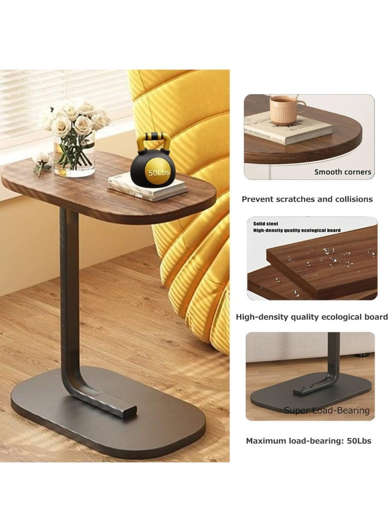 Movable Wooden Side Table Made of Genuine Beech Wood for Coffee Décor and Laptop Use Easy to Store Imported - Image 4