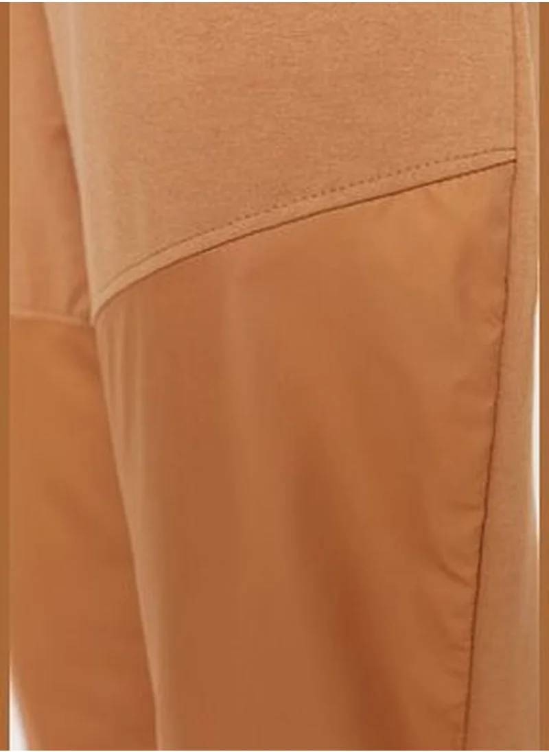trendyol Camel Men Men's Regular/Real Cut Sweatpants TMNAW21EA0127